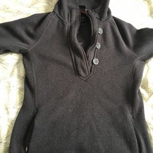 North face hooded fleece SM
